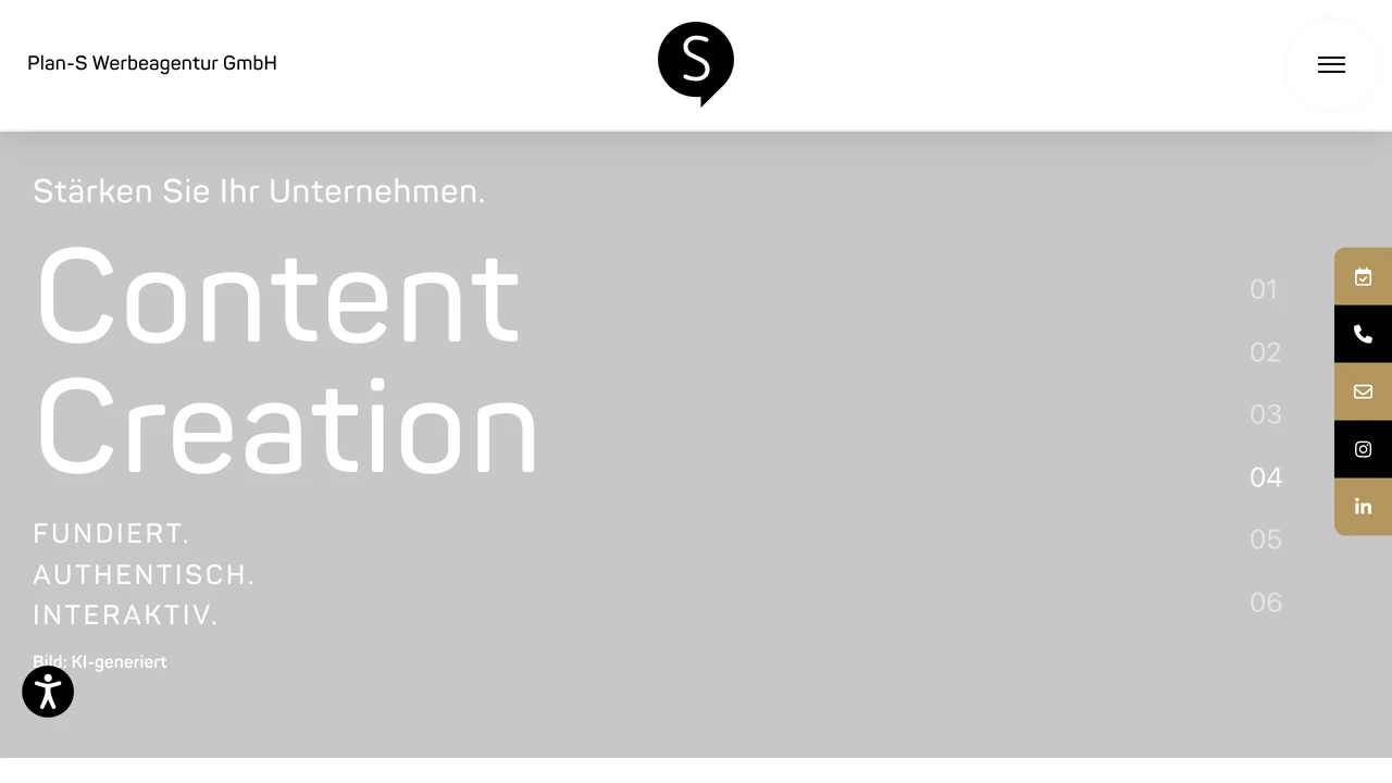 Screenshot der Website von Plan-S